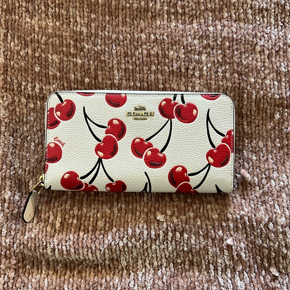 Coach Cherry 🍒 Wallet